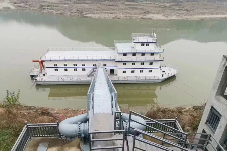 水位変動の大きい海域 ポンプ場